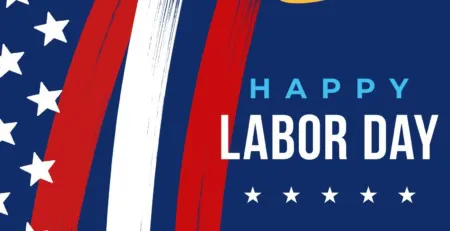 future metals Labor Day closure notice with Future Metals logo, US flag; 6061-T6 aluminum, aircraft alloys; supporting aerospace supply chain.