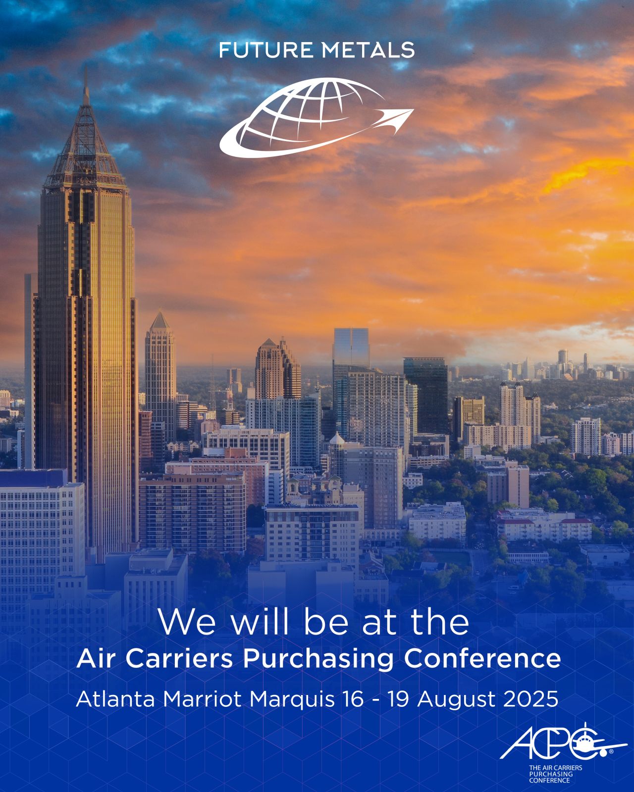 future metals Aircraft Grade Titanium, Stainless Steel, and Aluminum—Future Metals. Visit us at ACPC 2025 Atlanta for aerospace supply solutions!.