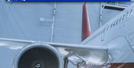 future metals Aircraft grade 7075-T6 aluminum alloy engine in hangar; Future Metals ensures compliant supply chain and durable aviation materials.